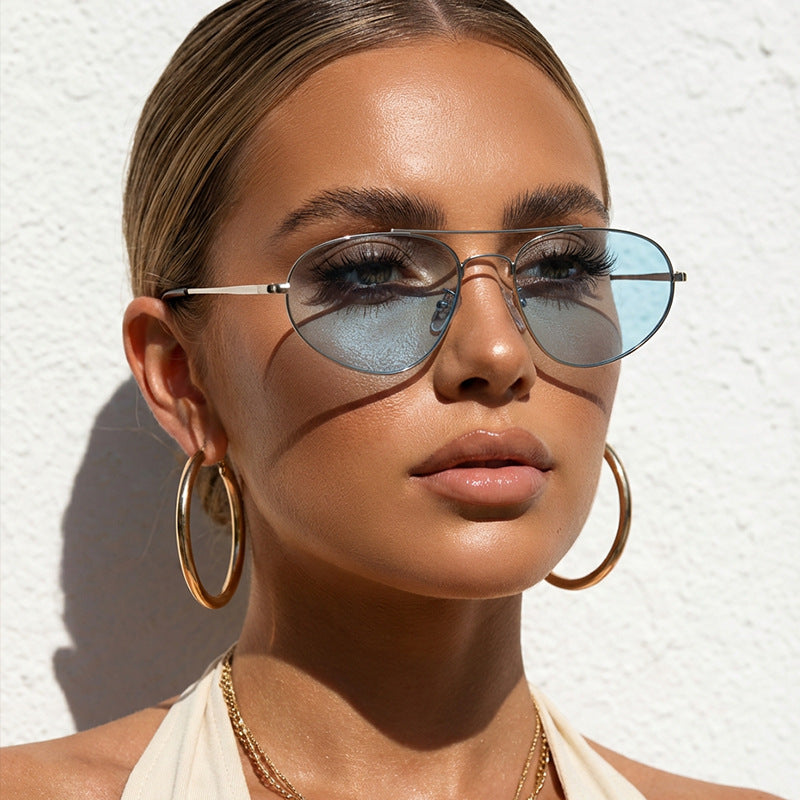 Lunettes de soleil Aviator européennes et américaines