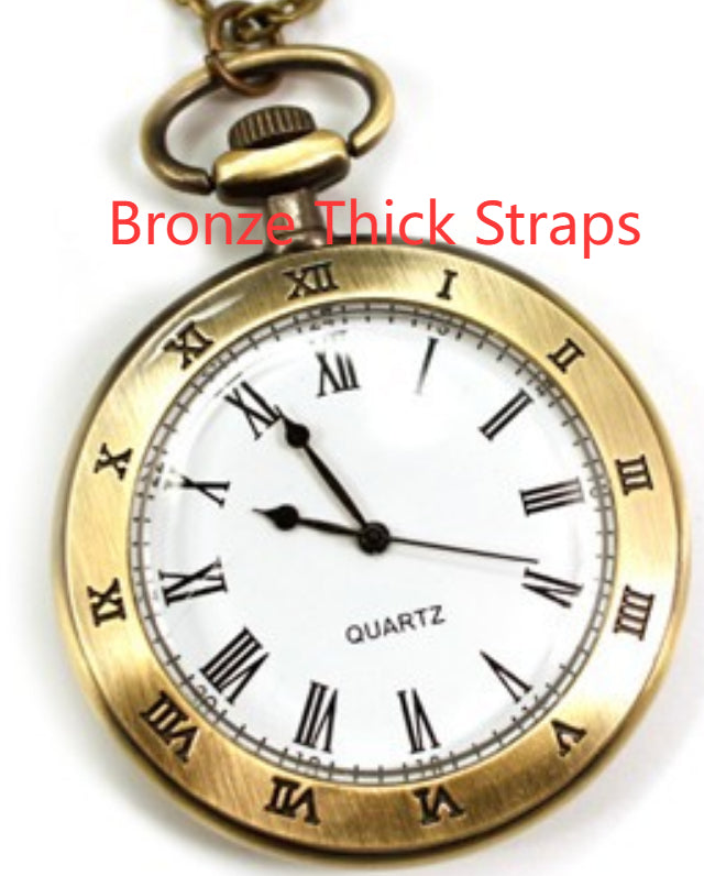 Montre de poche en argent rétro personnalisée