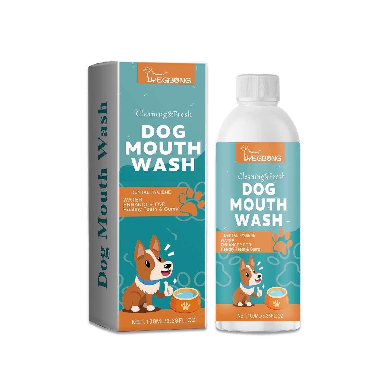 Dog Mouthwash pour enlever le tartare et le mauvais souffle
