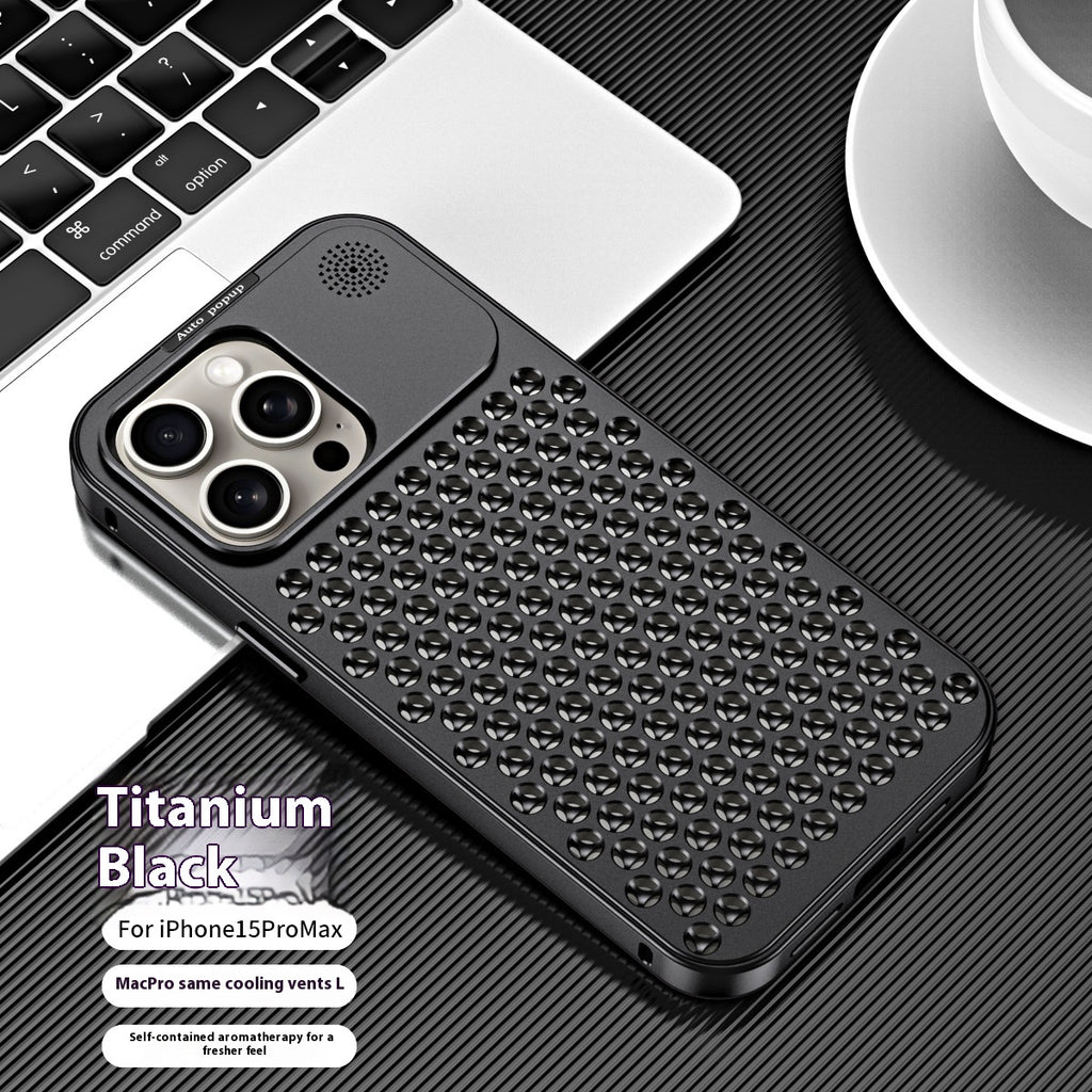 Étui de téléphone en alliage d'aluminium de mode