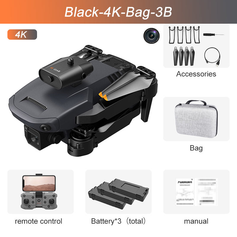 4K Photographie aérienne à haute définition Aéronefs Prévention des obstacles Télécommande