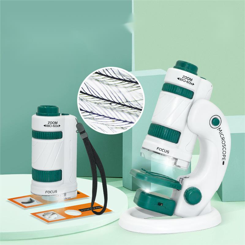 Portable Microscope Upgrade Kit Microscopic Teaching Aids Slide AIDS Specimen