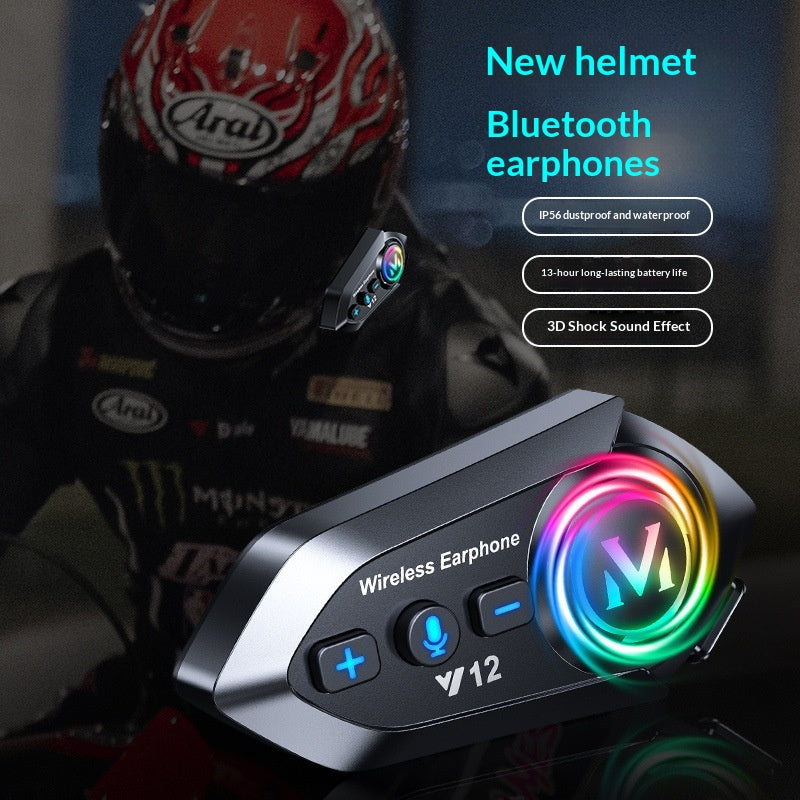 Casque Bluetooth Cycling Gear Imperméable Bruit-Canceling Son haute fidélité