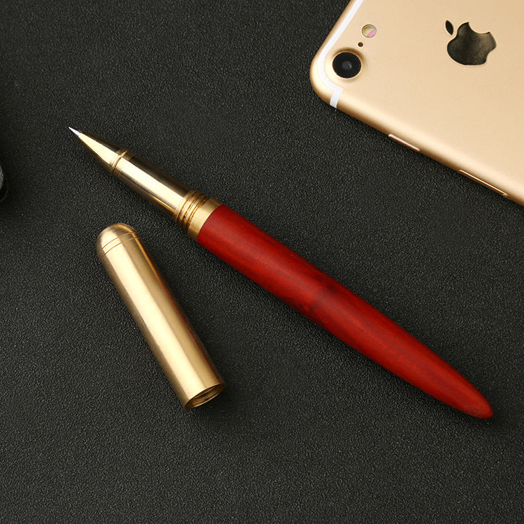 Business Creative Cadeau Stylo en métal de bois massif