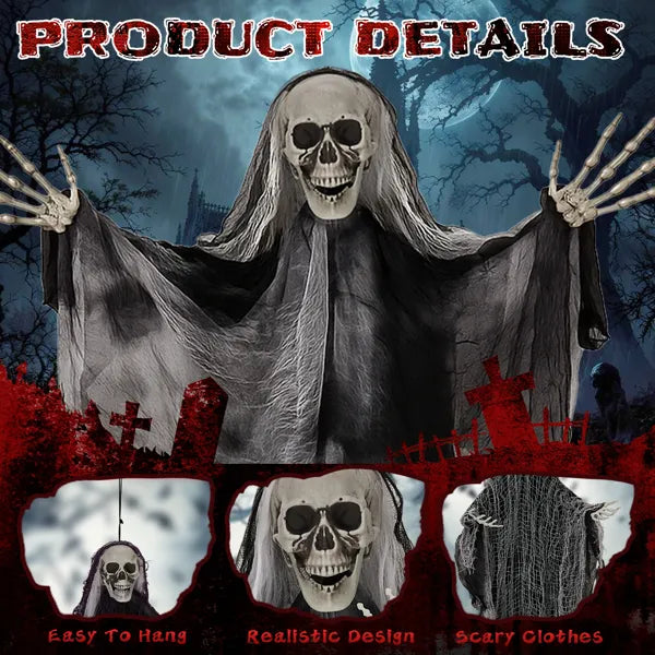 3 Pack suspendu Halloween Skeleton Ghosts Décorations