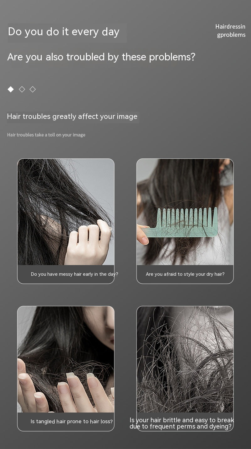 Peigne à cheveux droite sans fil