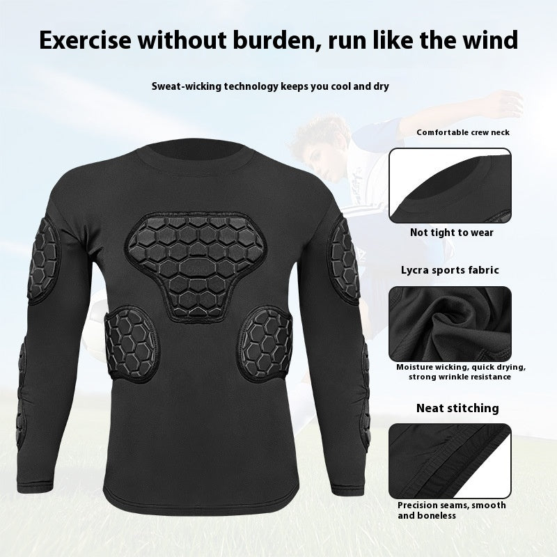 Gardien de but Vêtements anticollision Armour Vêtements de sport à manches longues