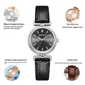 Montre en mailles rétro pour femmes