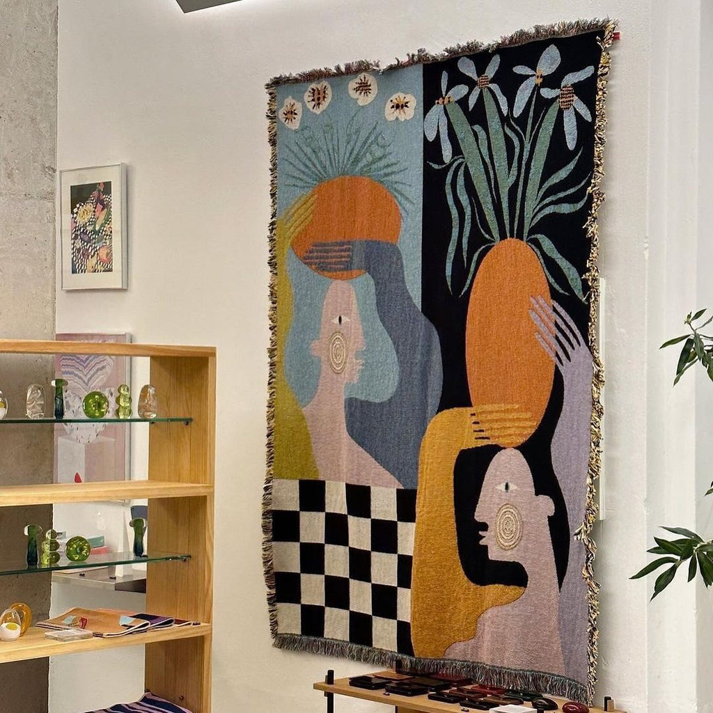 Artist Tapestry Creative Canapé Blanket Personnalisé lancer décoratif