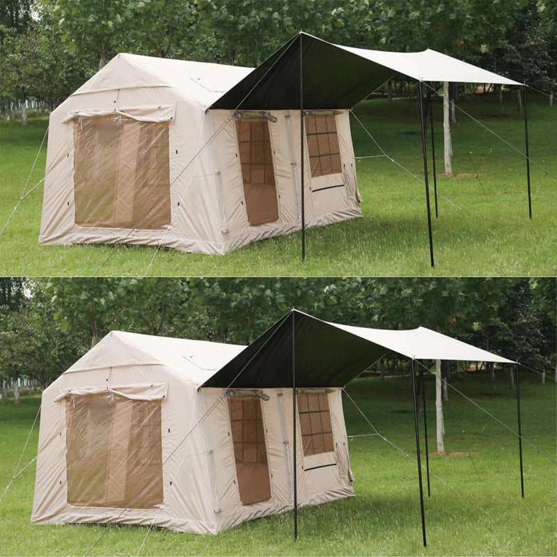 Tente gonflable de camping rehaussée de chaleur