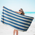 Serviette de bain à séchage rapide rayée Velvet Beach Hotte de sport