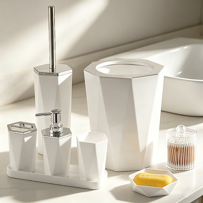 Set de salle de bain de distributeur de sanitizer à la main de style pompe