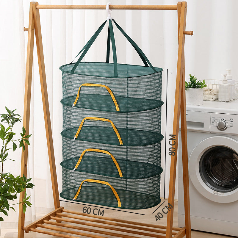Réseau de suspension Produits secs Artifact Fly Cage Foldable Balcon Les choses de séchage