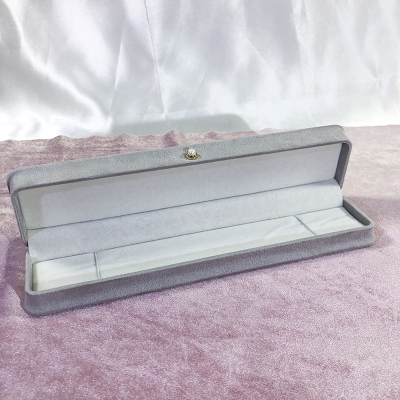 Fashion Flannel Étanche boîte à bijoux Pearl Buckle