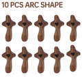 Un ensemble de 10 sacs en bois pour objets sacrés