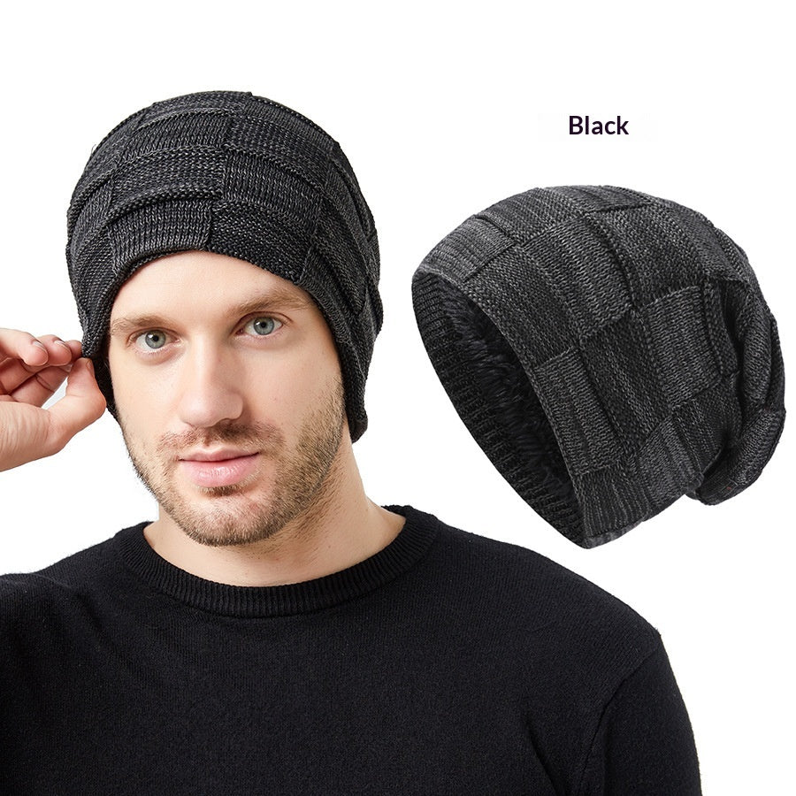 Hommes Chapeau tricoté d'hiver Couples Style chaud Flèche-lin d'oreille protection de laine