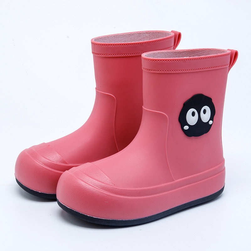 Bottes de pluie cartoon coréenne mignonnes Femmes non-dérapant