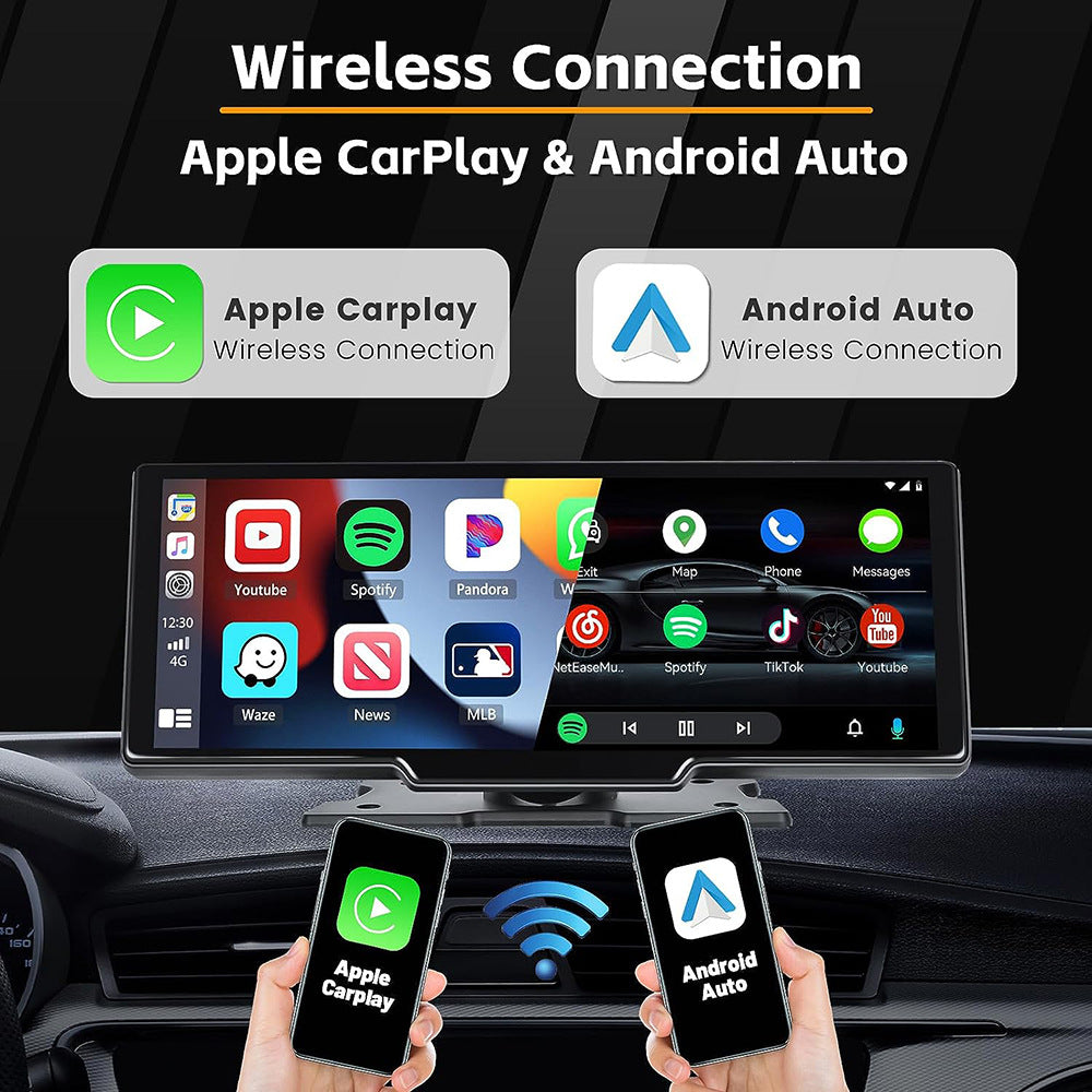Contrôle central sans fil Carplay Android Auto voiture écran intelligent