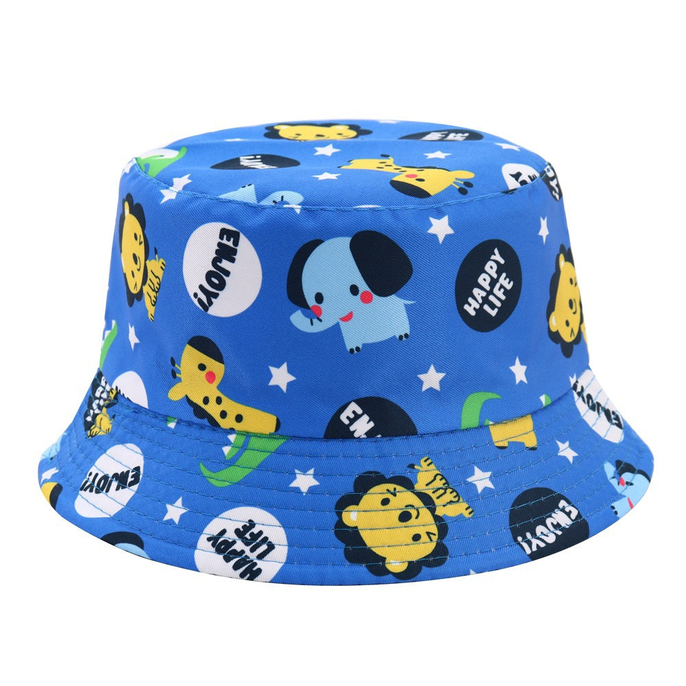 Chapeau d'animaux à double bord pour enfants