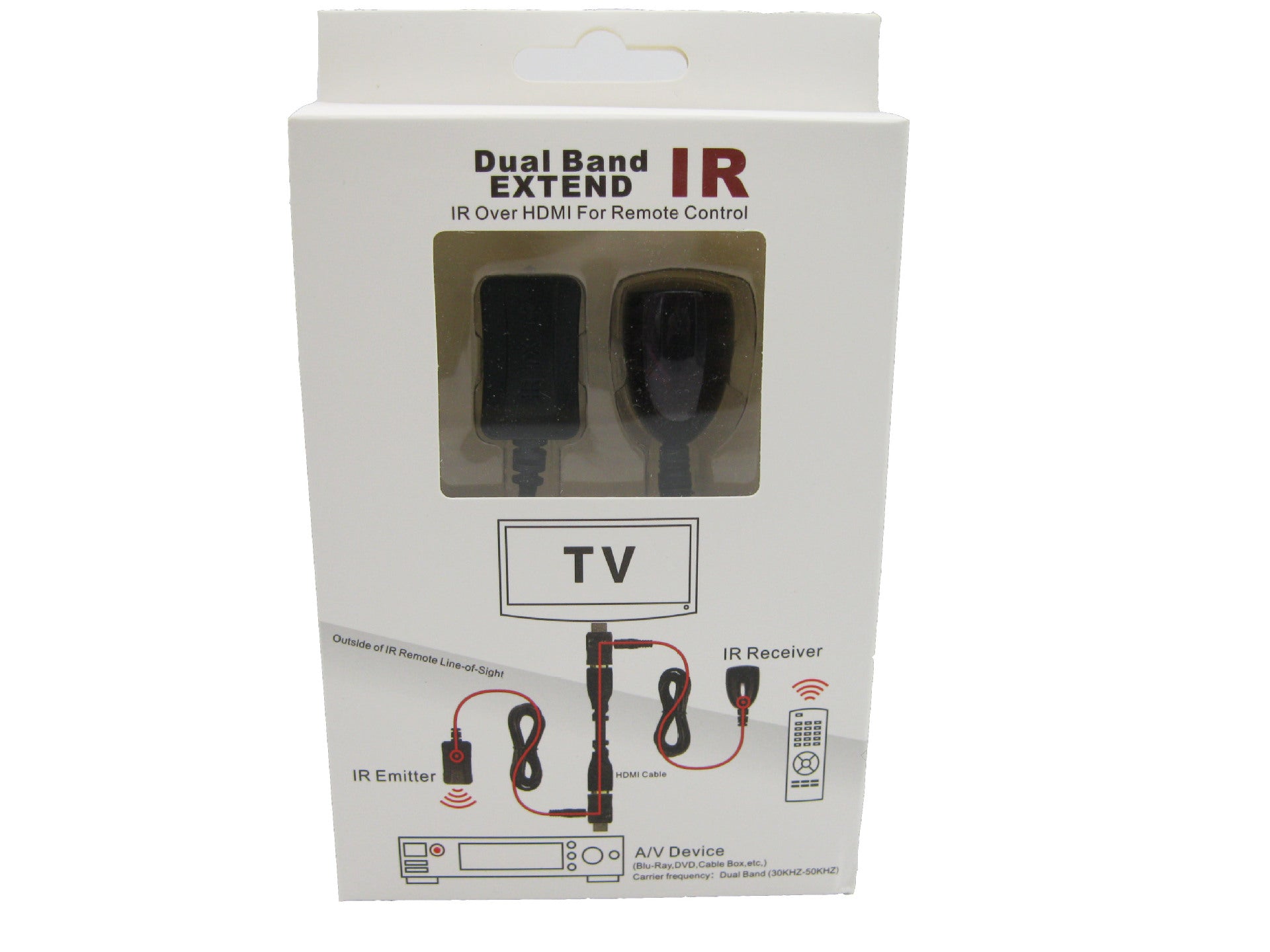 Le plus récent IR Extender infrarouge répéteur télécommande 30 à 60Khz double bande IR sur HDMI Rem