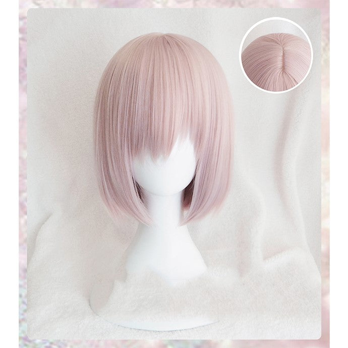 Fate Grand Ordre bouclier fille école fille cosplay perruque
