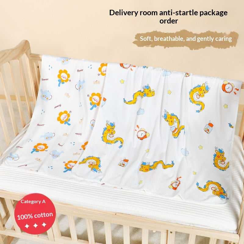 Nouveau-né coton swaddle couverture dans la salle de livraison