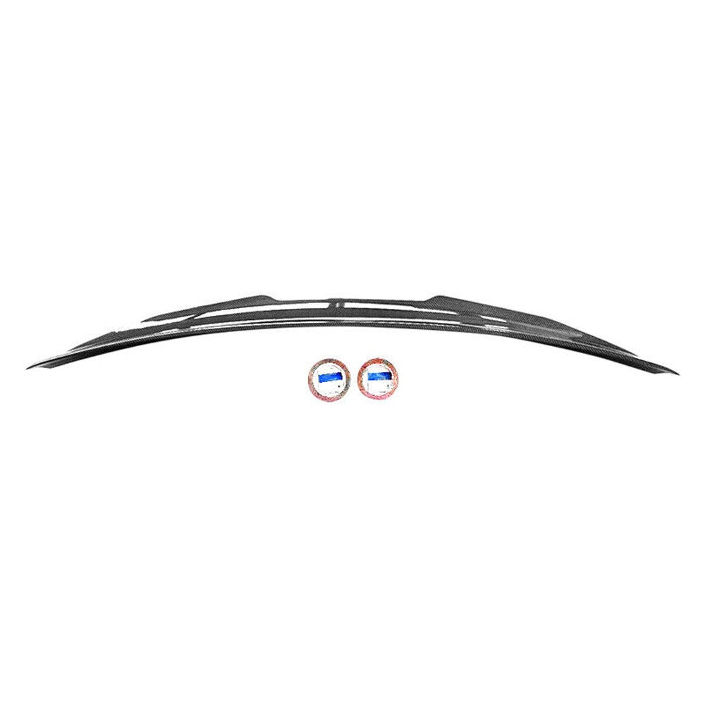 Pour 14-23 INFINITI Q50 PSM Style Arrière Spoiler Spoiler Lip Wing Carbon Fiber Print
