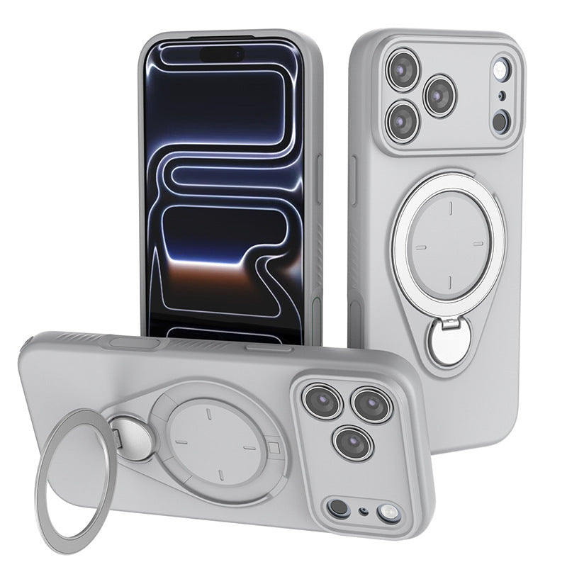Magnetic Skin Feel Bracket Drop Housse téléphonique de preuve