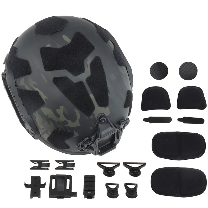 Tactique Protection complète Casque à impact épais