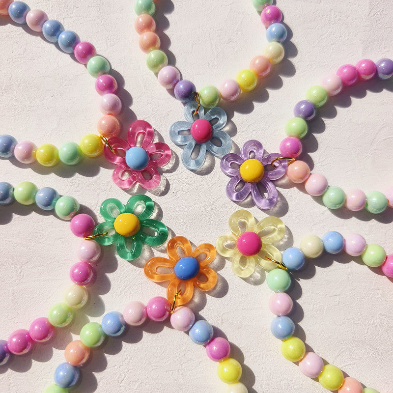 Collier pour animaux de compagnie coloré fait main
