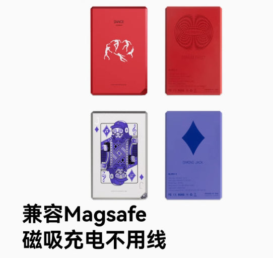 Banque de puissance magnétique ultra-mince Mini portable