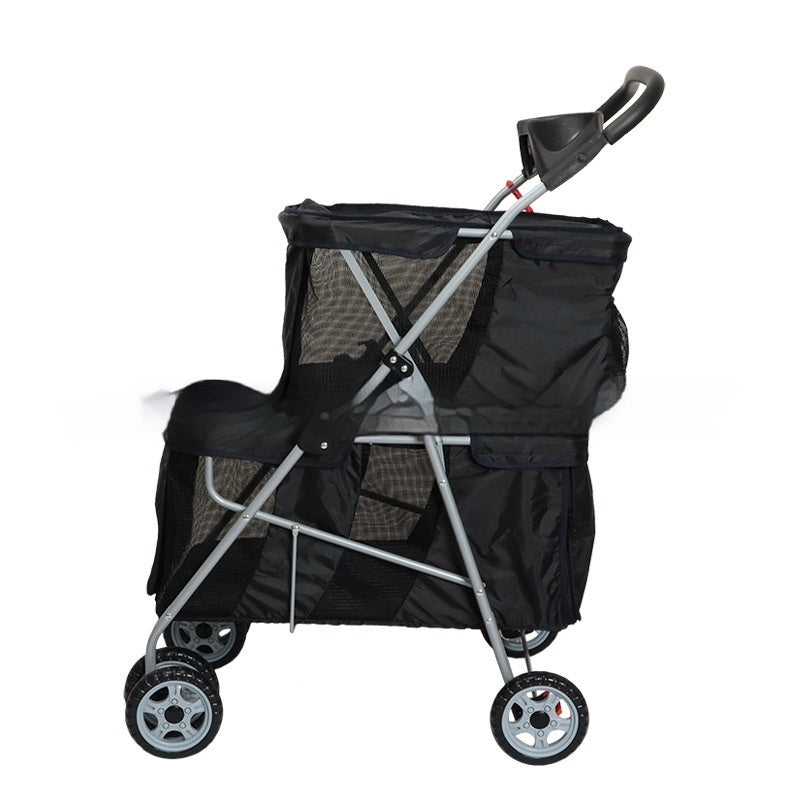 Petit poussette pliante légère