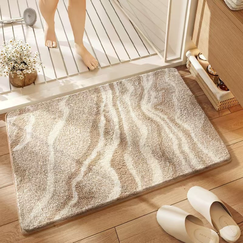 Simple Cashmere-comme anti-dérapant Absorbant baignoire et douche