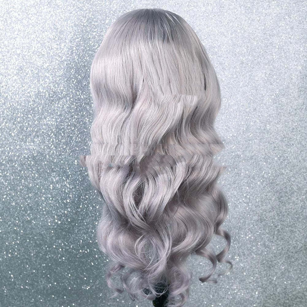 Wave Long Curly Synthetic Fibre Avant Perruque