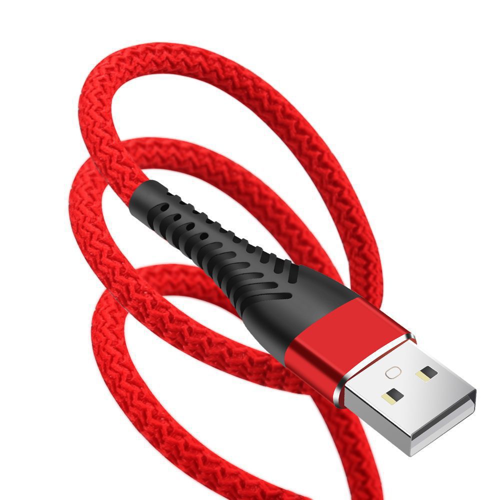 Nylon Câble de données tissé Ligne de charge rapide Interface Typec applicable