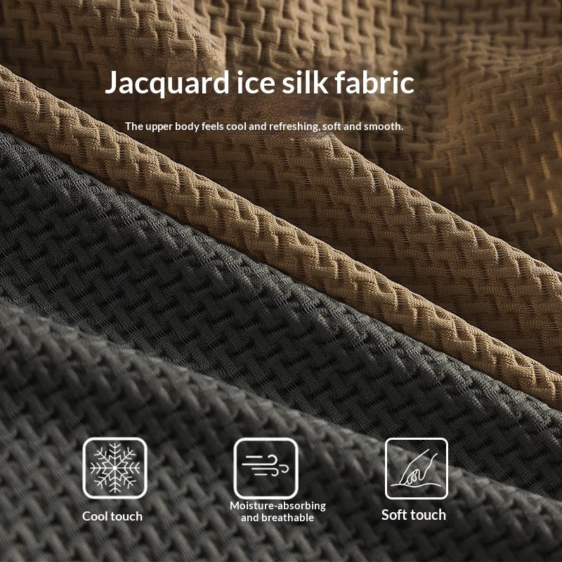 Slips de boxeur à fléchettes hommes en soie glacée