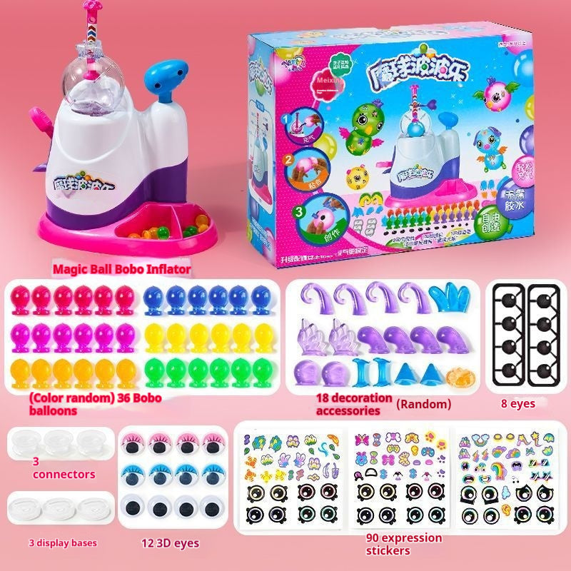 Kit d'artisanat de bricolage de boule magique gonflable de boule magique ensemble complet
