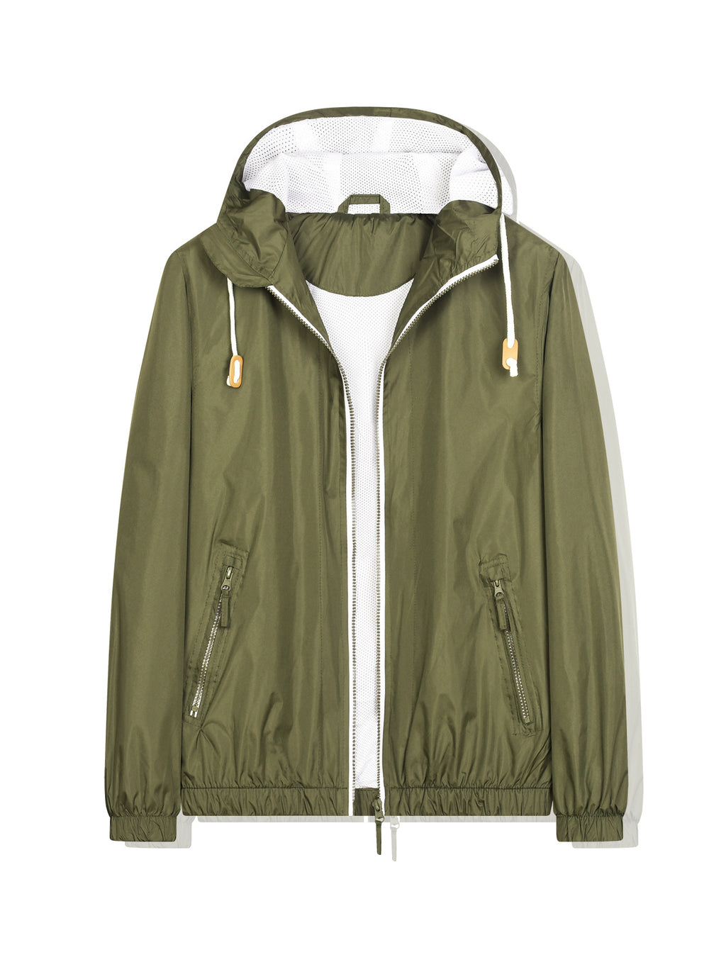 Manteau de brise-vent d'extérieur pour hommes Veste souple monocouche légère