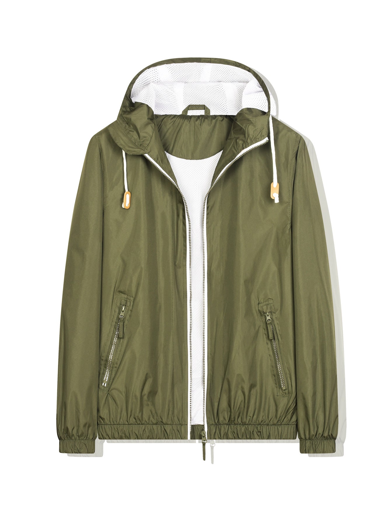 Manteau de brise-vent d'extérieur pour hommes Veste souple monocouche légère