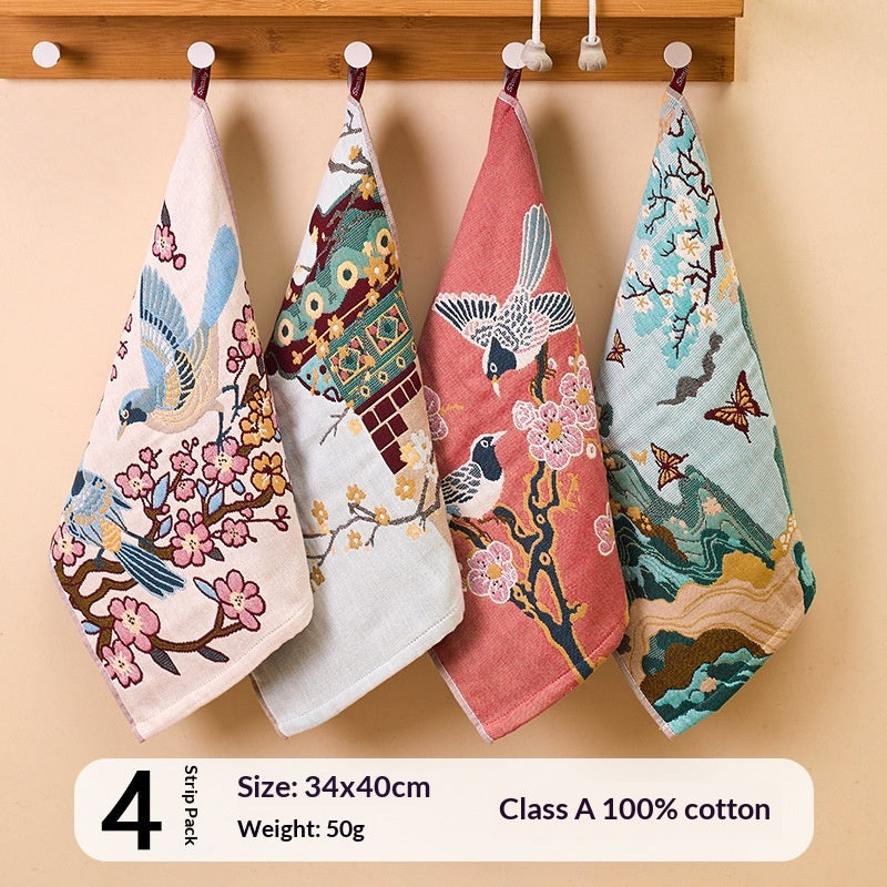 Pure Cotton Gauze carré serviette douce absorbante et faite entièrement de coton pour usage domestique