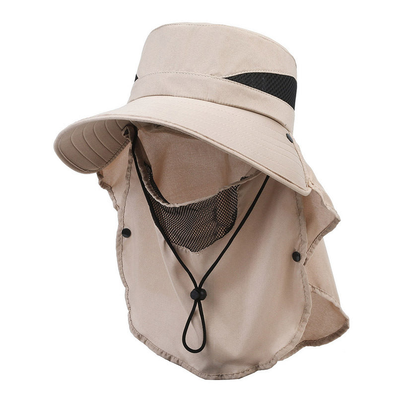 Chapeau Homme d'ombre solaire Chapeau Pêcheur Big Brim Chapeau de pêche résistant au soleil