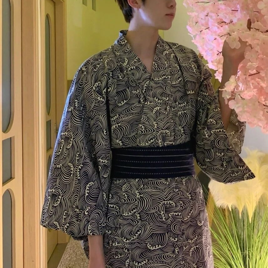 Men's formelle porter traditionnel japonais Kimono