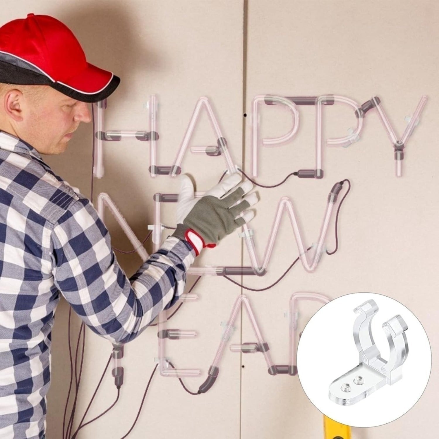 Jeu de clips LED avec 100 clips