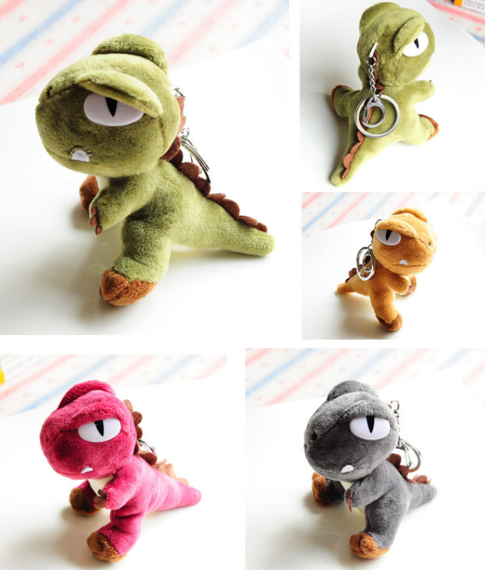 Poupée en peluche dinosaure avec pendentifs jouet Tyrannosaurus