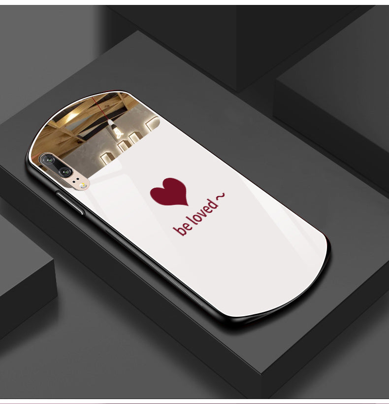 Love Touch - Haut miroir miroir boîtier de téléphone portable