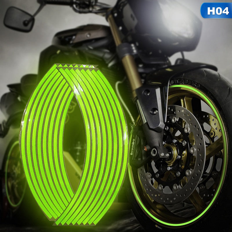 Sticker de roue de moto créatif et polyvalent
