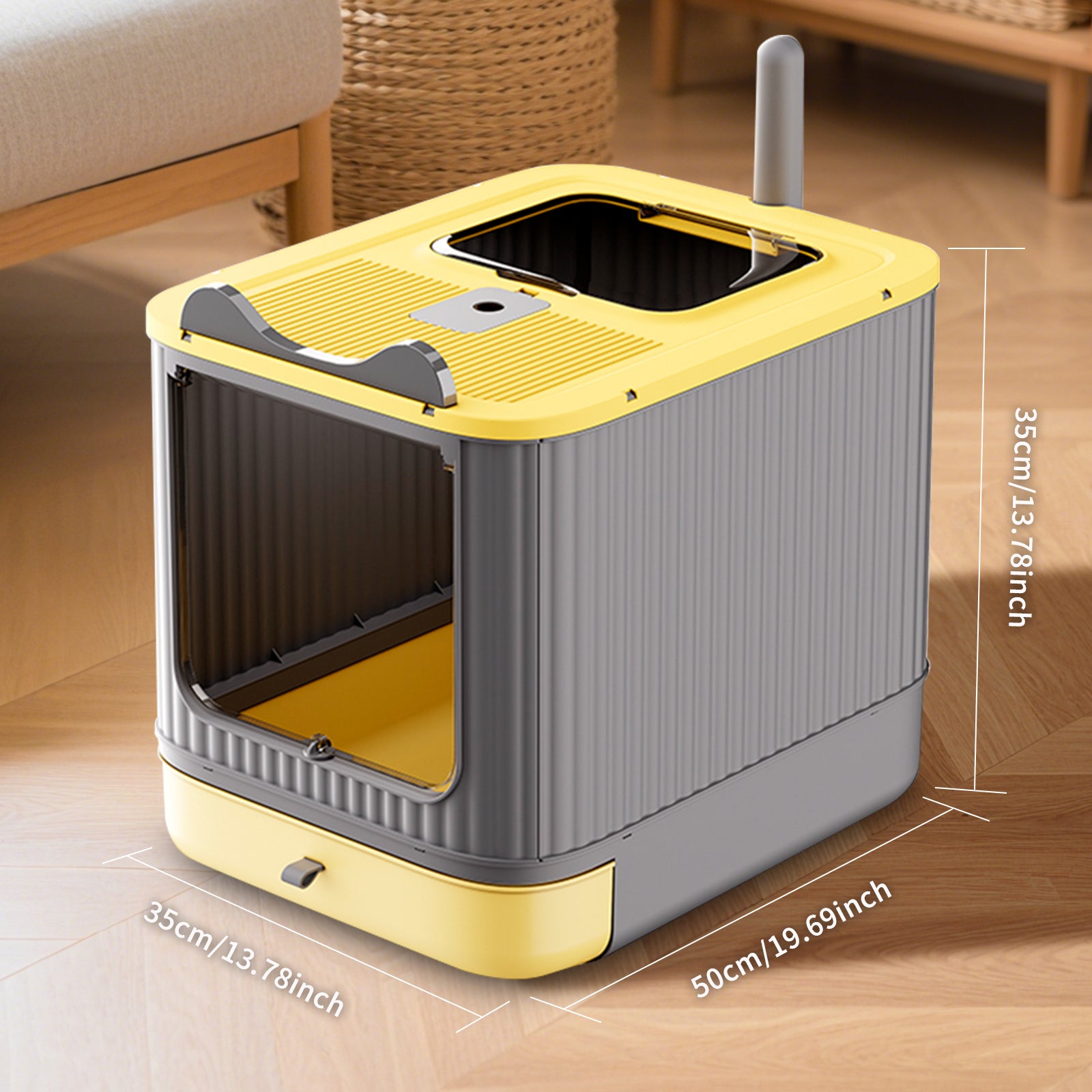 Maison de toilette pour chat au design elfe