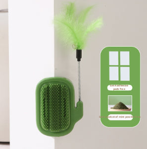 Cactus Tickler-Tickler + Cat Teasing Stick-Green-1 set