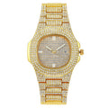Starry Sky Full-Diamond Calendrier Femmes Montre