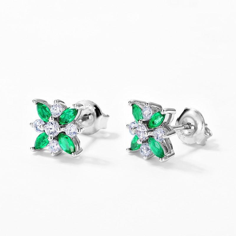 S925 Boucles d'oreilles en lab-Grown en argent sterling